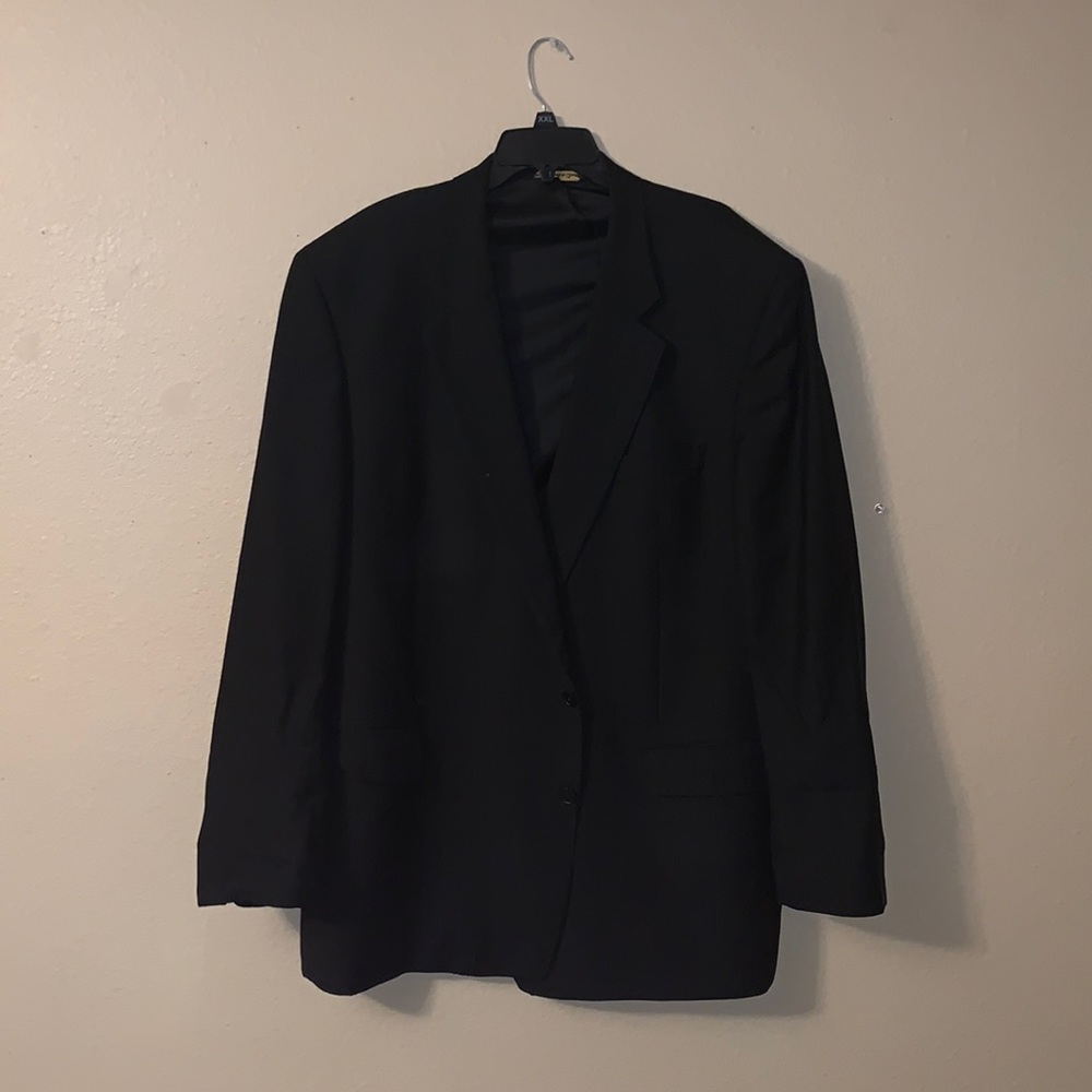 Harolds black striped blazer